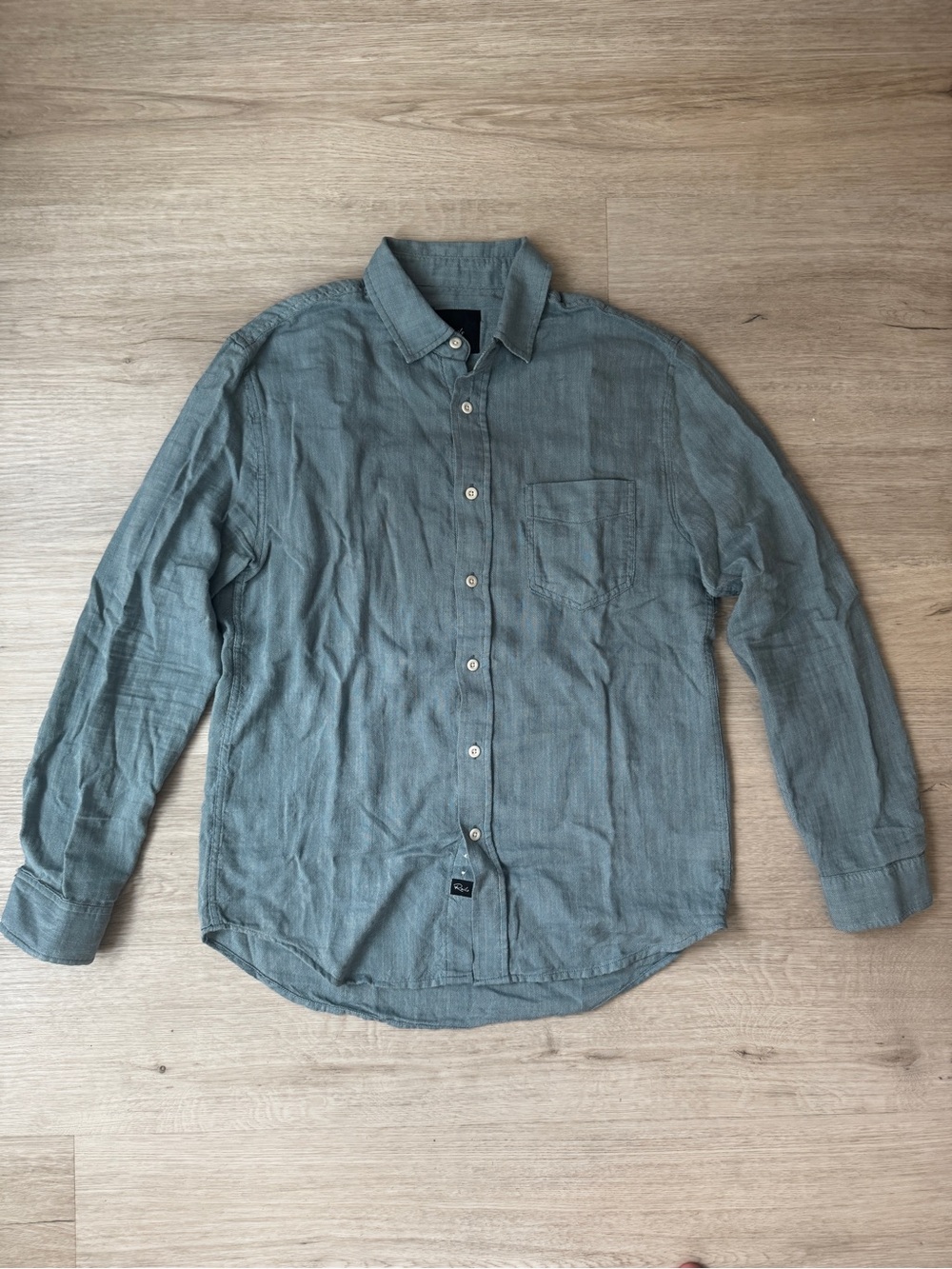 Rails Men's Button-Down Shirt in Sea Green
